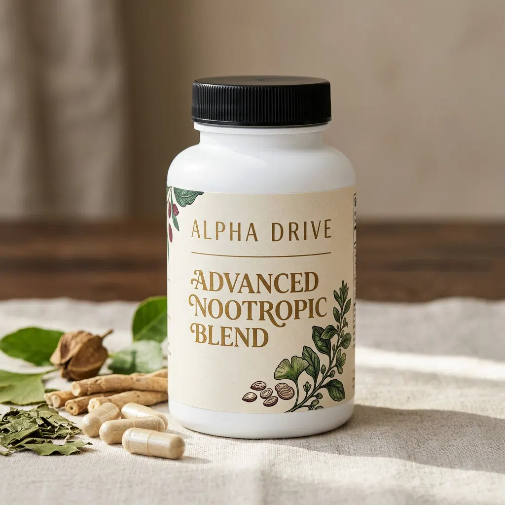 Alpha Drive flacon review zijaanzicht